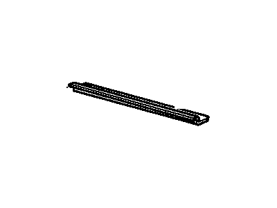 GM 10159122 Plate Assembly, Front Side Door Sill Trim *Black