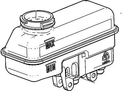 GM 20933012 Reservoir Kit, Brake Master Cylinder