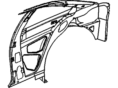 GM 12365663 Panel Kit,Quarter Inner & Rear Wheelhouse