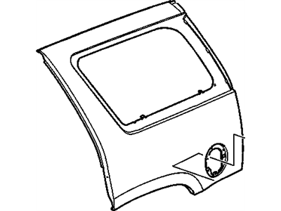 GM 25822462 Panel, Body Side Outer