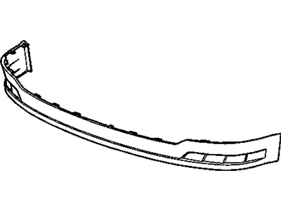 GM 22765741 Deflector Assembly, Front Air *Paint To Mat