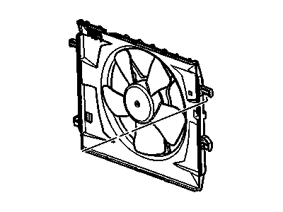 GM 15940324 Fan Assembly, Engine Coolant (W/ Shroud)