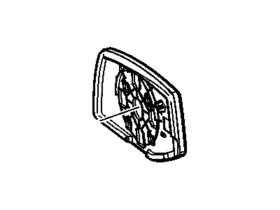GM 89044603 Mirror,Outside Rear View (Reflector Glass Only)