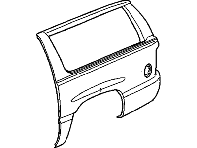 GM 93440577 Panel, Body Side Outer