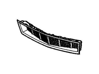 GM 25957702 Grille Assembly, Radiator Lower *Light Silver