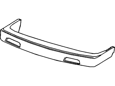 GM 16518763 Front Bumper Cover