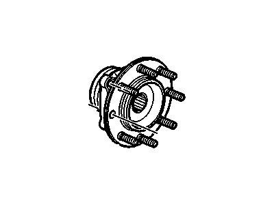 2001 GMC Sierra Wheel Bearing - 15946733
