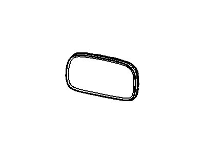 GM 25810857 Mirror,Outside Rear View (Reflector Glass & Backing Plate)