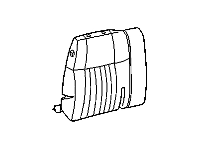 GM 12532989 COVER, Rear Seat Back