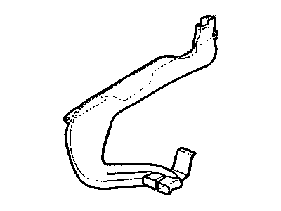 GM 92175211 Duct Assembly, Front Floor Console Rear Air