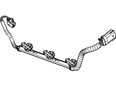 GM 12621095 Harness Assembly, Fuel Injector Wiring