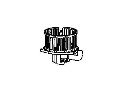 GM 89019178 Motor Asm,Blower (W/ Impeller)