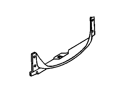 GM 3527308 Panel, Rear Compartment Access Door Opening Trim Finish