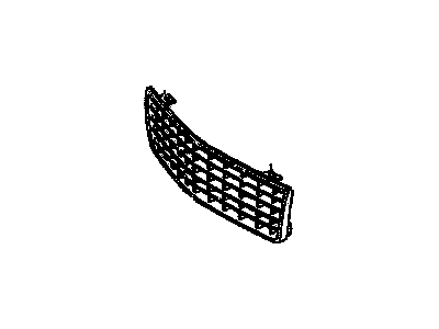 GM 3540737 Grille Assembly, Radiator *Silver