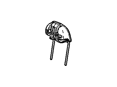 GM 25994442 Support, P&Driver Seat Head Restraint (Armature)
