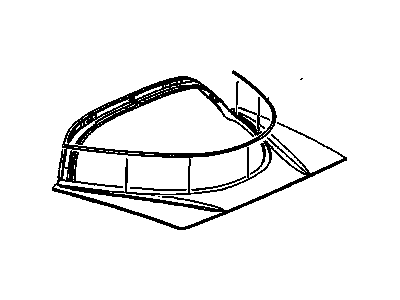 GM 10386196 Seal Assembly, Rear Compartment Lift Window Front Auxiliary