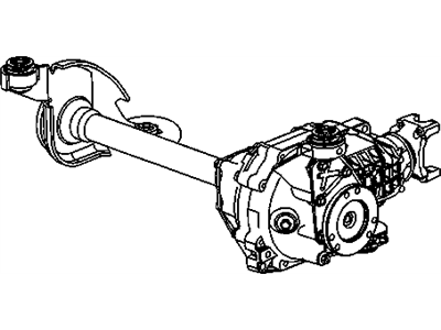 GM 20909313 Axle Assembly, Front (3.73 Ratio)