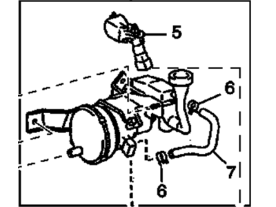 Pontiac Vibe Secondary Air Injection Pump - 88973123
