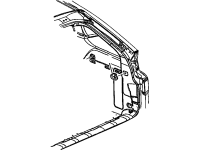 GM 10314544 Loop Assembly, Cargo Tie Down