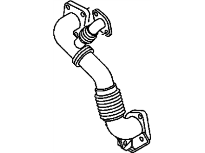 GM 98066019 Exhaust Manifold Outlet Pipe
