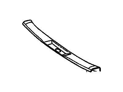 GM 10447519 Plate Assembly, Rear Floor Rear Trim *Sable
