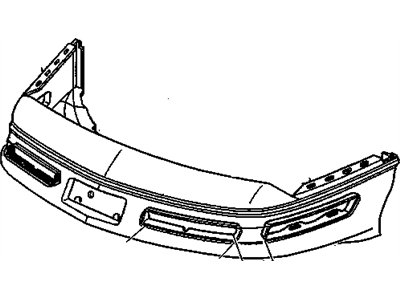 GM 10285643 Front Bumper Cover