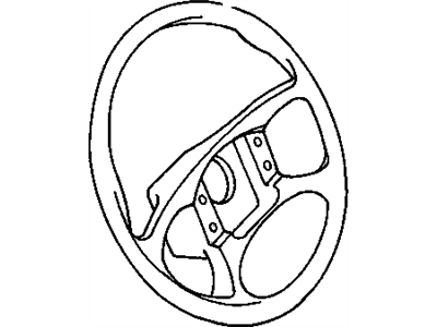1990 Pontiac Grand Prix Steering Wheel - 17984260