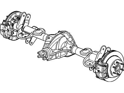 GM 15844584 Axle Assembly, Rear (3.54 Ratio)