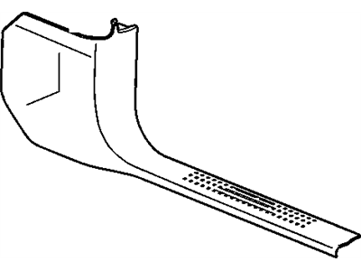 GM 25745883 Plate,Front Side Door Sill Trim
