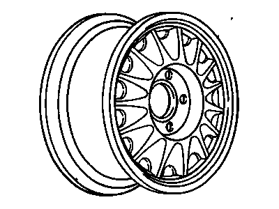 GM 12503567 Wheel Rim, 15 X 7