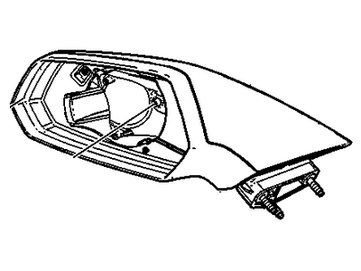 GM 92247464 Mirror Assembly, Outside Rear View *Service Primer