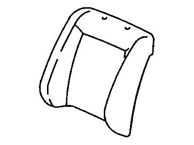 GM 94859910 COVER, Front Seat Back and Back of Back