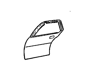 GM 10167980 Panel, Rear Side Door Outer