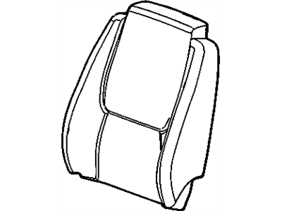 GM 19121756 COVER, Front Seat Back and Back of Back