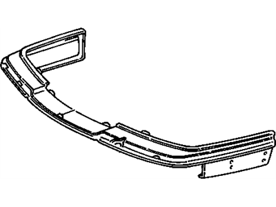 GM 14087957 Front And Rear Bumper, Cover