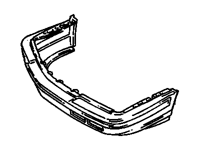 GM 16520556 Front Bumper Cover