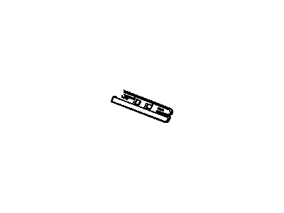 GM 10331335 Plate Assembly, Front Side Door Name