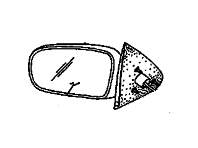 GM 22676400 Mirror Assembly,Outside Rear View, Rh Electric (Export)