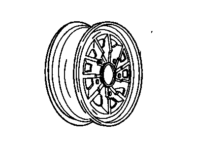 GM 25532912 Wheel Rim, 14