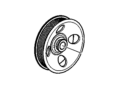 GM 12625446 Pulley, P/S Pump