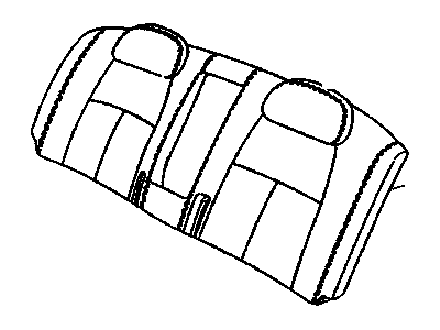 GM 16816908 Cover Asm,Rear Seat Back Cushion *Neutral