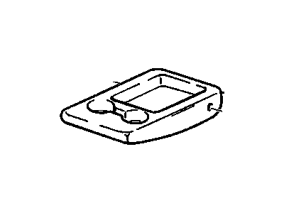 GM 12387207 COVER, Seat Separator Console