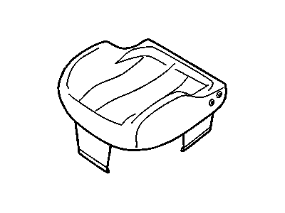 GM 12456063 COVER, Front Seat Cushion