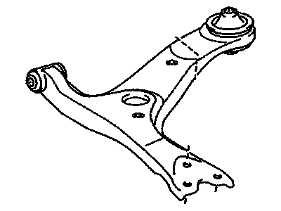 2009 Pontiac Vibe Control Arm - 19184389