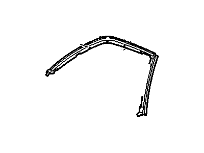 GM 25778959 Weatherstrip Assembly, Rear Side Door Upper Auxiliary