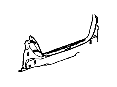 GM 15284664 Plate Assembly, Rear Compartment Sill Trim