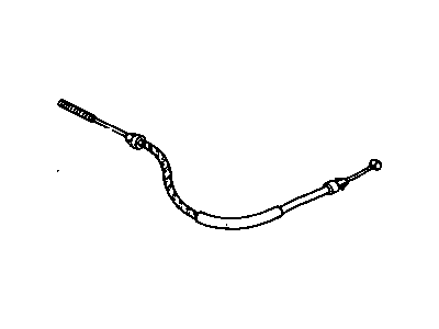 GM 10074373 Cable Assembly, Parking Brake Rear*L.H.