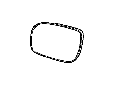GM 89044540 Mirror,Outside Rear View (Reflector Glass & Backing Plate), Lh
