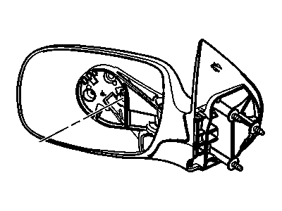 Chevrolet Uplander Side View Mirrors - 15935752