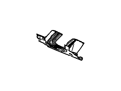GM 10447632 Bolster Assembly, Instrument Panel Driver Knee